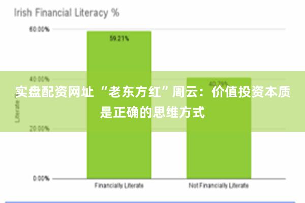 实盘配资网址 “老东方红”周云：价值投资本质是正确的思维方式