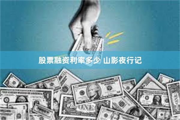 股票融资利率多少 山影夜行记